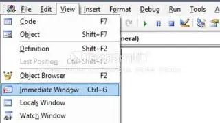 Opening Visual Basic Editor