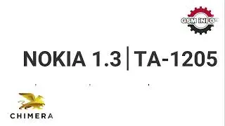 NOKIA 1.3│TA-1205 │PIN │ FRP RESET │ TEST POINT │ WITHOUT JTAG │CHIMERA TOOL │GSM iNFO