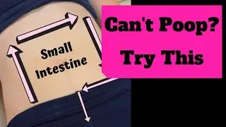 Can't Poop? Use this colon massage to relieve constipation