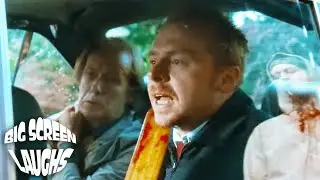 Zombie Car Chase | Shaun of the Dead (2004) | Big Screen Laughs