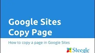 Google Sites - Copy Page - Hangout on Air
