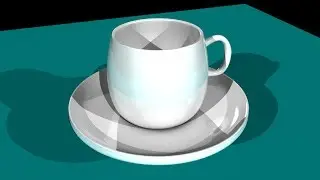 HOW TO MODEL A TEA CUP AND SAUCER IN MAYA. TUTORIAL.  FTP (FUTURE TECH PLUS)