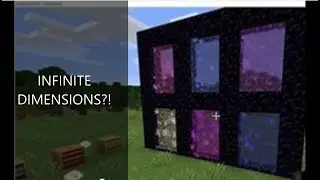 Minecraft Has INFINITE DIMENSIONS?! (no mods)