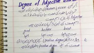 ''Degree of Adjective'' and its uses (Positive, Comparative, and Superlative degree) |Studygroup786|