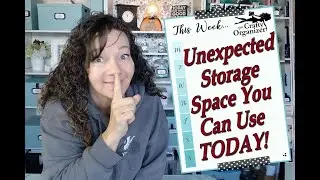 Unexpected storage space you can use TODAY!