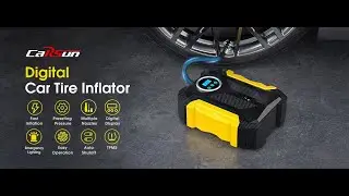 CARSUN Digital Air Compressor Portable Tire Inflator