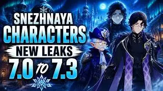 7.0 to 7.3 SNEZHNAYA CHARACTERS & STELLER REACTIONS LEAKS - Genshin Impact
