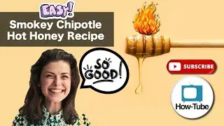 How to Make Smoky Chipotle Homemade Hot Honey 🧀🔥 | Best Infused Hot Honey Recipe
