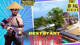 Palworld 1.0 Best Start Guide — Best Base, Early Pals & ENDGAME Pal at Level 7 Capture!