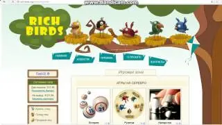 Зароботак денег в Rich birds играю в игровой зоне