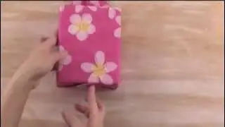 Японская подарочная упаковка в складку