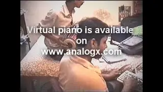 Virtual Piano from Analogx.com in action
