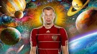 Березуцкий с микрофоном на поле