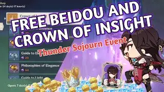 THIS EVENT GIVES YOU FREE BEIDOU! | Thunder Sojourn Event | Genshin Impact