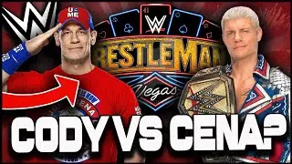 Who will John Cena face at WrestleMania?