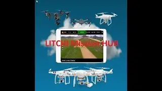 Litchi Mission HUB планирование миссий на домашнем компьютере.