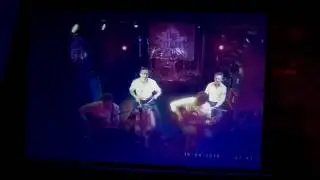Экранка-бутлег выступления нетипичного оркестра танго-анонимов