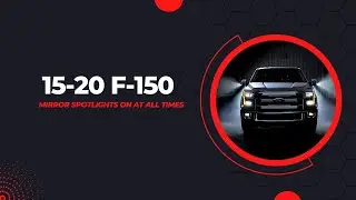 $6 Mod For Your F-150 (Spotlights On At All Times)