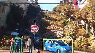 Computer Vision SSD Object Detection San Francisco Lombard Street