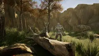 Unreal Engine - No AA vs. Adjusted TAA