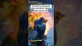 Translating video game titles into literal Tagalog (aka Filipino 🇵🇭) #gaming #ps5 #philippines