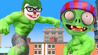 Scary teacher 3D Giant Zombie troll Stealing Money NickHulk Joker Funny Animation