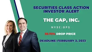 35.72% Collective Loss | GPS STOCK NEWS | The Gap Incorporated Securities Class Action Lawsuit #GPS