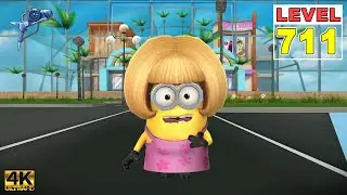 Despicable Me: Minion Rush LEVEL 711 - Mom Minion smash 110 Frozen objects at the Mall