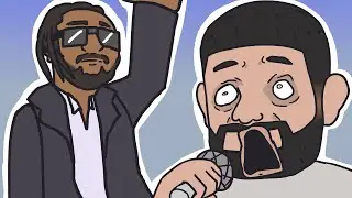 Drake and Kendrick Lamar I guess..
