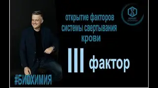 Биохимия: Открытие III фактора свертываемости крови
