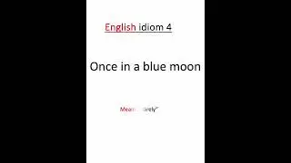 English idioms - 