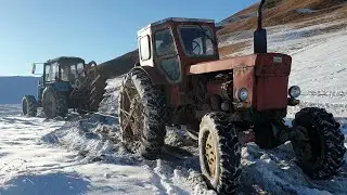 Кто Перетянет??? Трактор Т 40 или БЕЛАРУСЬ 1221 | Т 40 спуск, Беларусь подьем