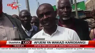 Wakazi wa Kariobangi waliobomolewa manyumba yao kwa mradi wa maji taka wapata Afueni