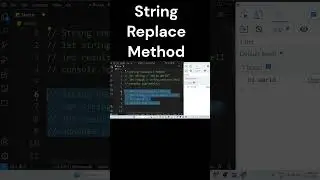 String Replace Method in JavaScript