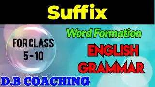 SUFFIX || D.B COACHING