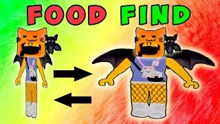 КТО Я? ГДЕ Я? играю в FOOD FIND ROBLOX