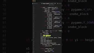 How to create snake game in Python | #python