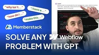How To Solve ANY Webflow Problem With ChatGPT!
