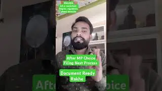 Next process after mp cho choice filling 