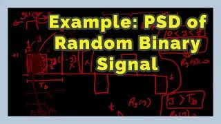 Power Spectral Density using Auto-correlation Function | Random Binary Signal Example