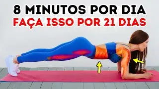 8 Min ABDÔMEN & BRAÇOS | 6 Exercícios INFALÍVEIS para definir Braços e Abdômen Em Casa