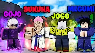 i became JUJUTSU KAISEN Characters in BATTLEGROUNDS (Roblox)