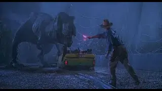Jurassic Park - El Rex se escapa y ataca
