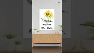 Artes para Quadros de Girassol prontas para imprimir - Veja agora no nosso site www.docepapel.com