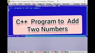 Program to Add Two Numbers in C++ | C++