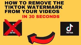 How To Remove The TikTok Logo Watermark From Your Videos [Use This For Youtube Shorts & IG Reels!]