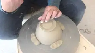 How to trim a foot on a bowl