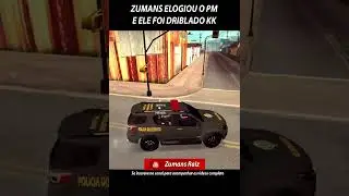 ZUMANS PRAISED THE POLICE OFFICER DURING THE ESCAPE - GTA MTA Roleplay