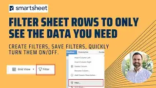 Filter Large Data Sets in Smartsheet Sheets