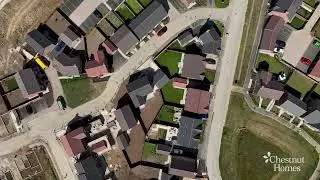 Drone Tour of Chestnut Homes The Meadows development in Dunholme, Lincolnshire